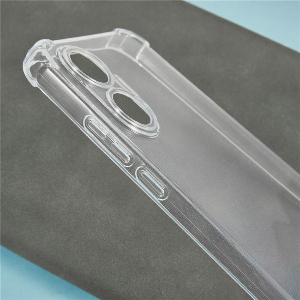 Transparentný gélový kryt so zosilnenými rohmi na Xiaomi Poco F7 5G