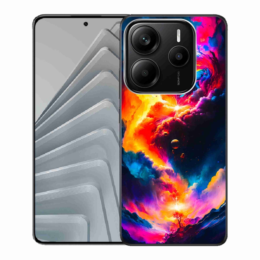 Gélový kryt mmCase na Xiaomi Redmi Note 14 5G - abstraktný motiv