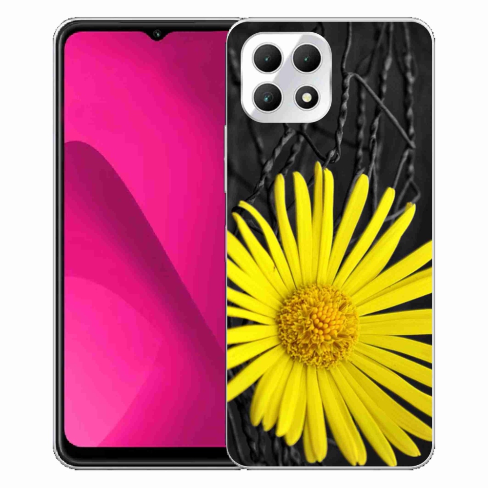 Gélový kryt mmCase na T-Mobile T Phone 2 - žltý kvet