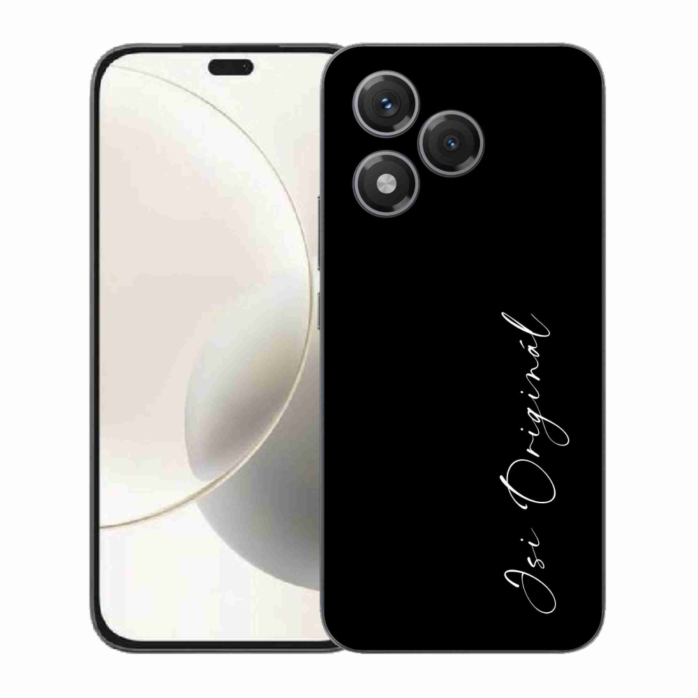 Gélový kryt mmCase na Honor 400 Lite - si originál čierne pozadie