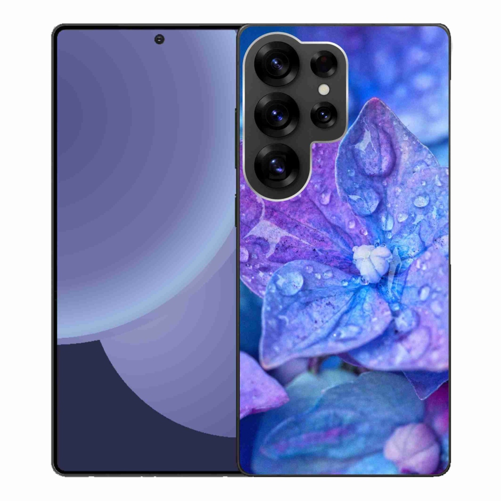Gélový kryt mmCase na Samsung Galaxy S25 Ultra - fialový kvet