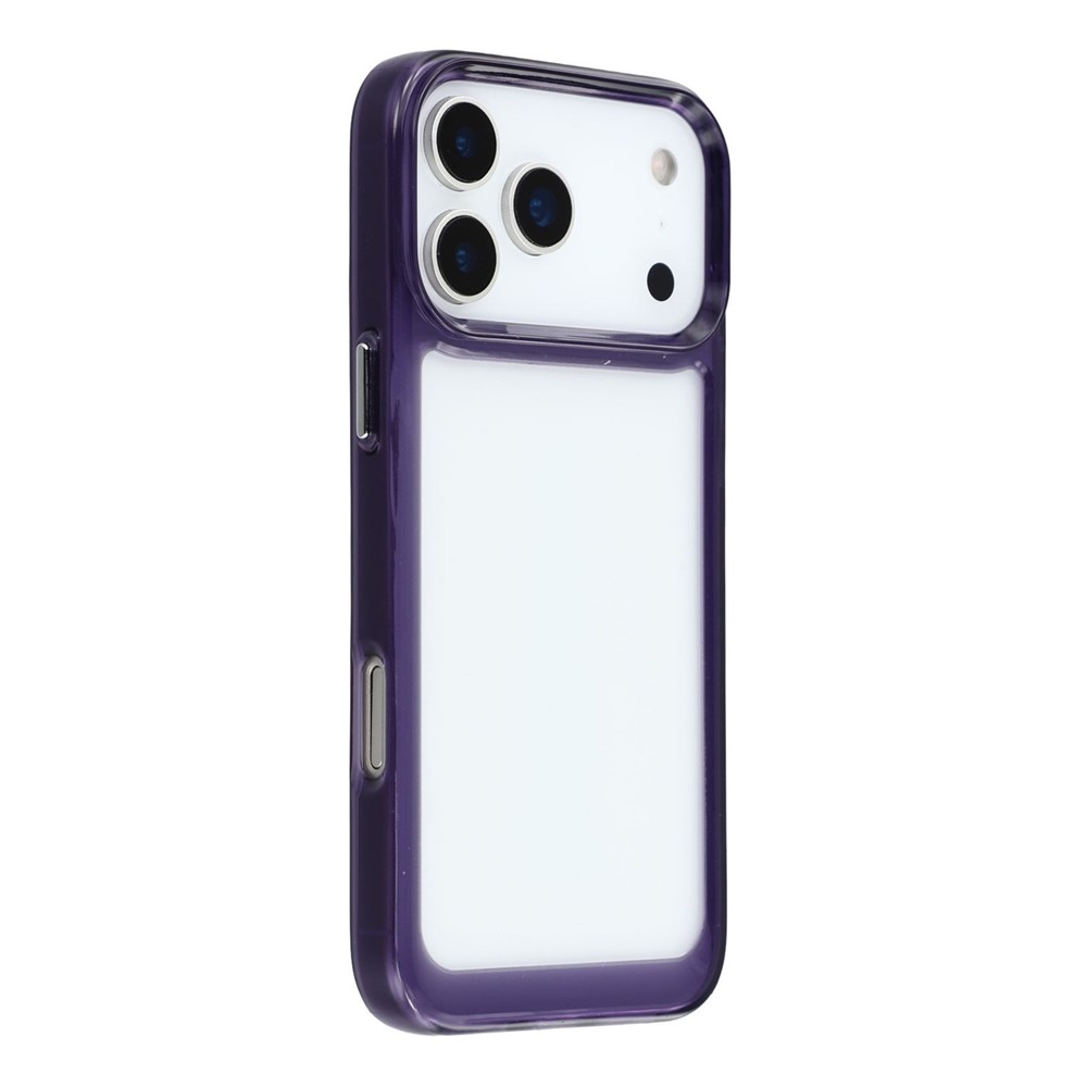 Gélový obal s pevným chrbtom na iPhone 17 Pro Max - čierny