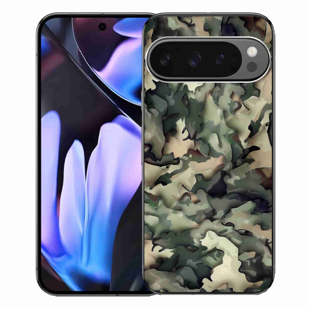 Gélový kryt mmCase na Google Pixel 9 Pro XL - maskáčový vzor 9