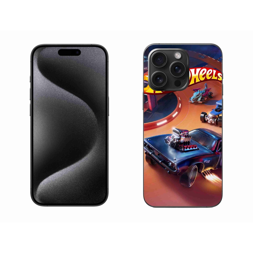 Gélový kryt mmCase na iPhone 15 Pro Max - hot wheels