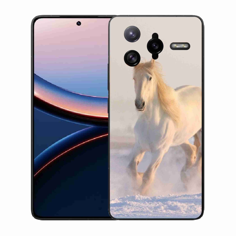 Gélový kryt mmCase na Xiaomi Poco F7 Ultra - kôň v snehu