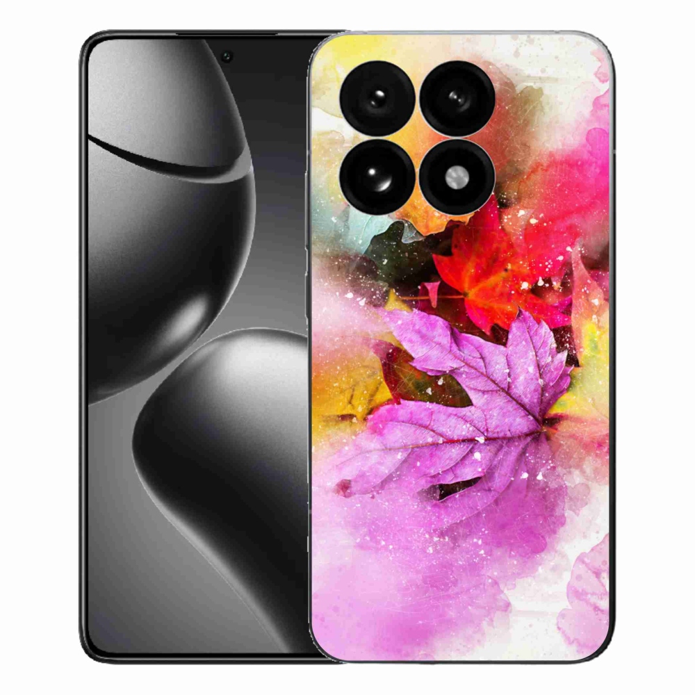 Gélový kryt mmCase na Xiaomi 15T - farebné listy