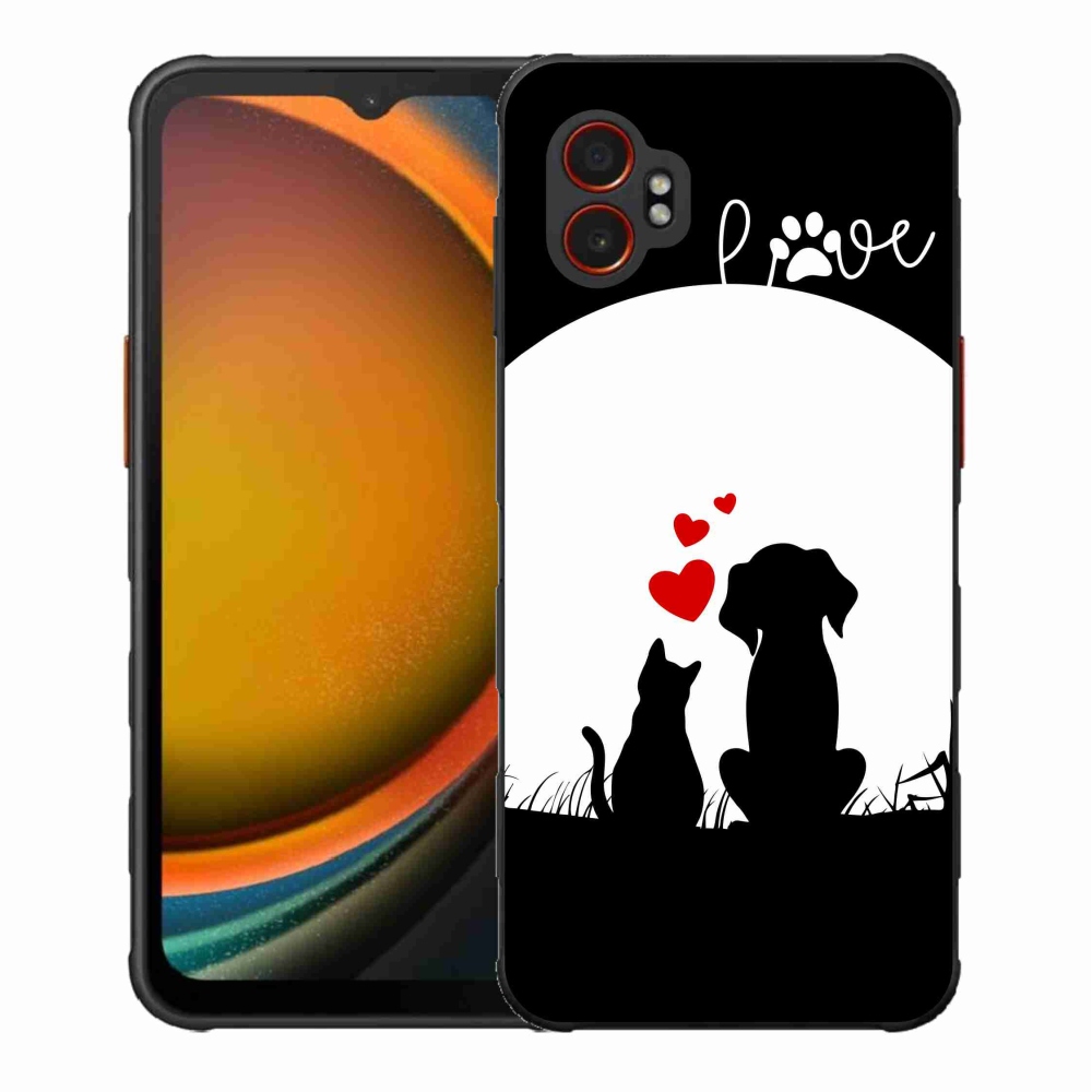 Gélový kryt mmCase na Samsung Galaxy Xcover 7 Pro - zvieracia láska