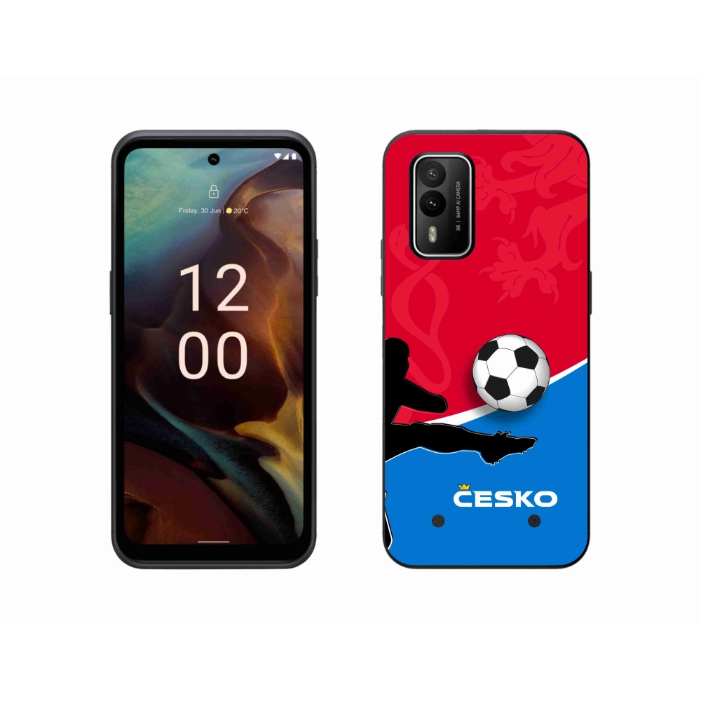Gélový kryt mmCase na Nokia XR21 - futbal Česko 2