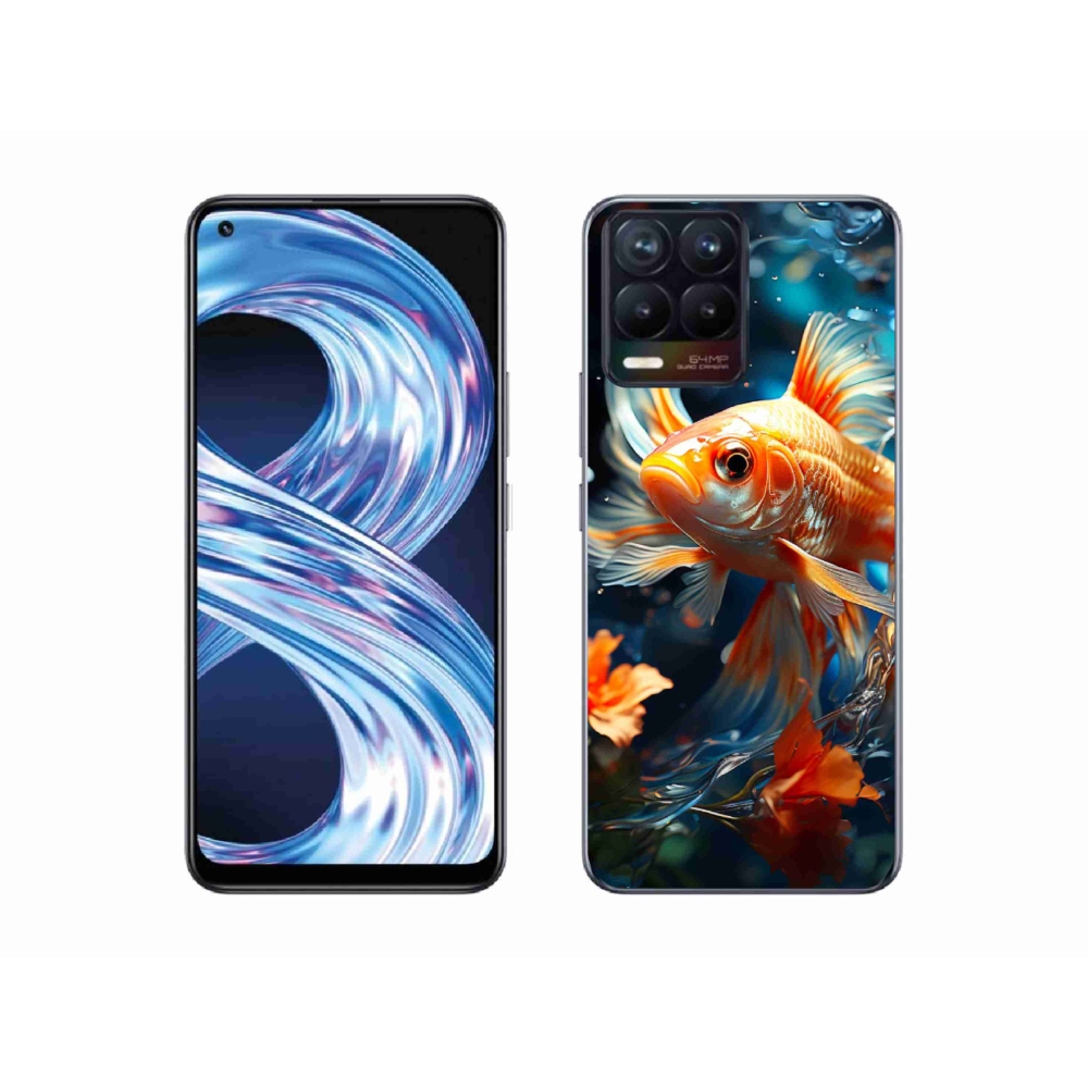 Gélový kryt mmCase na Realme 8 Pro - rybka