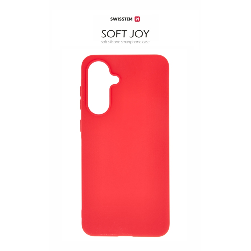 Gélový obal Swissten Soft Joy pre Samsung Galaxy A56 5G - červený