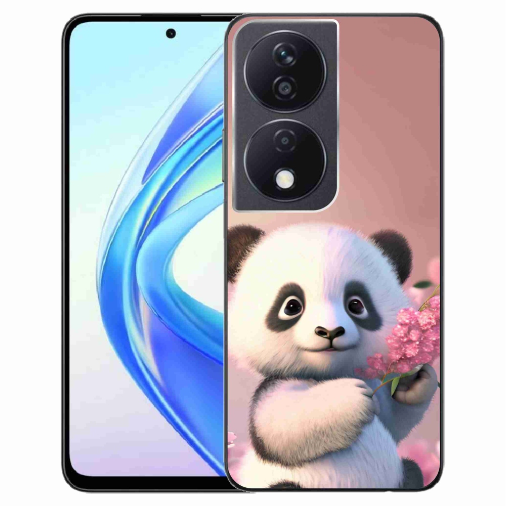 Gélový kryt mmCase na Honor X7b/Honor 90 Smart - roztomilá panda