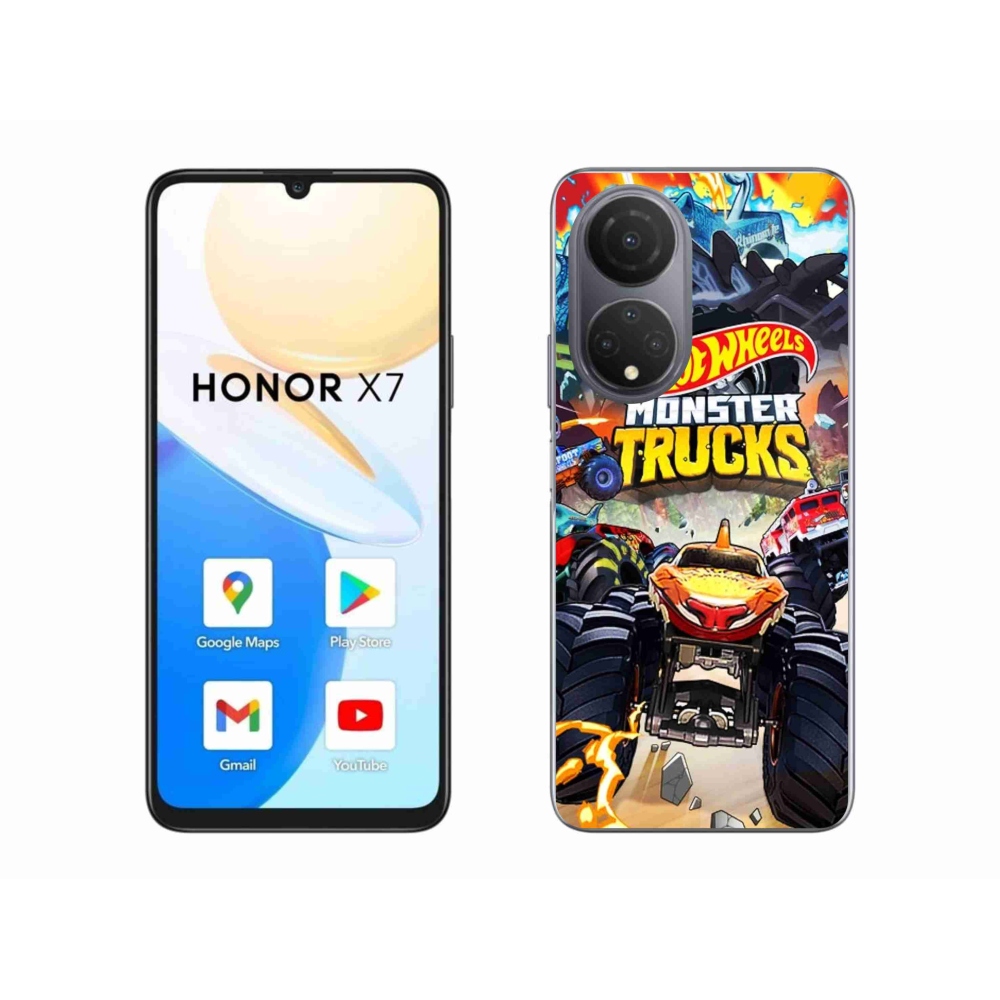 Gélový kryt mmCase na Honor X7 - hot wheels 2