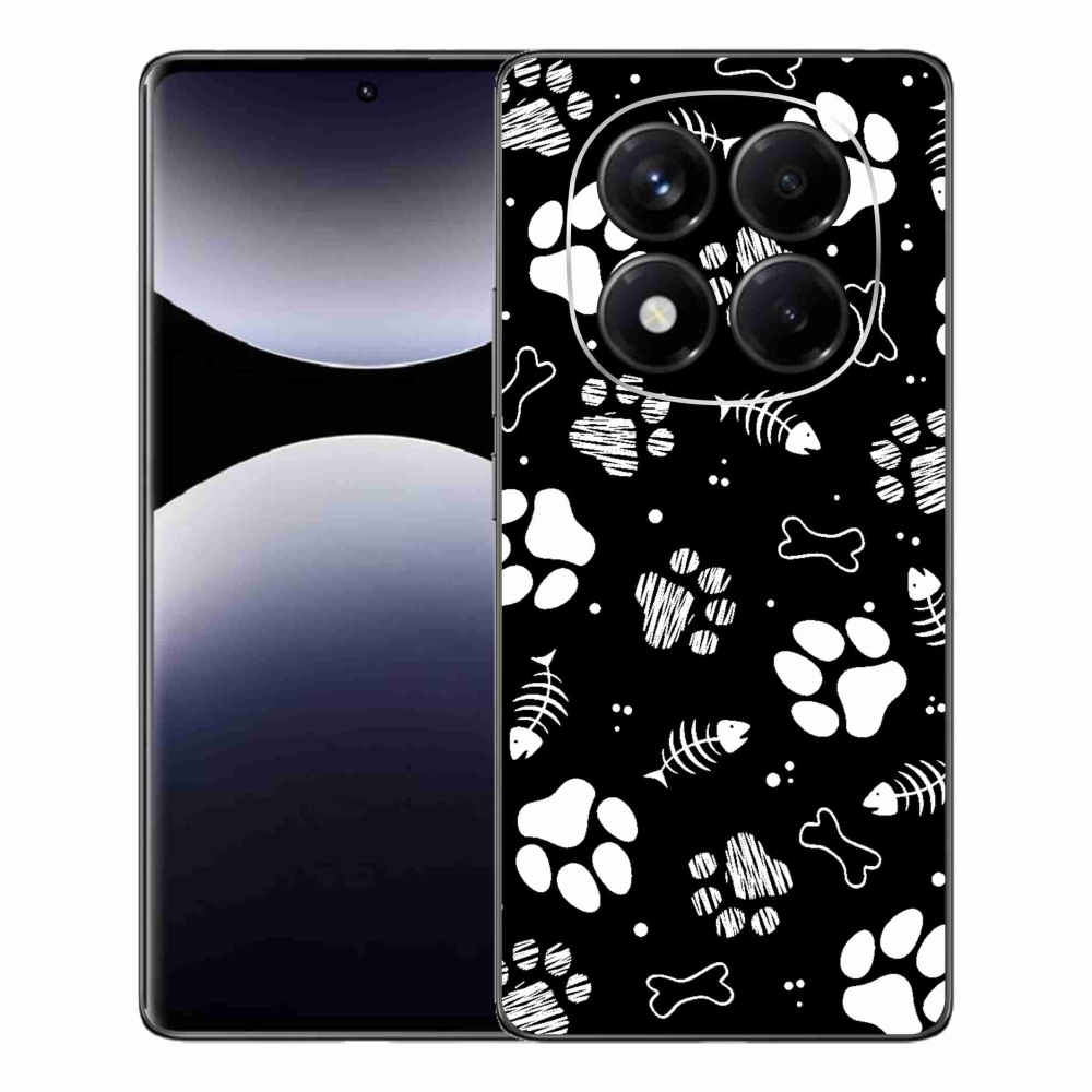 Gélový kryt mmCase na Xiaomi Redmi Note 14 Pro - psie labky