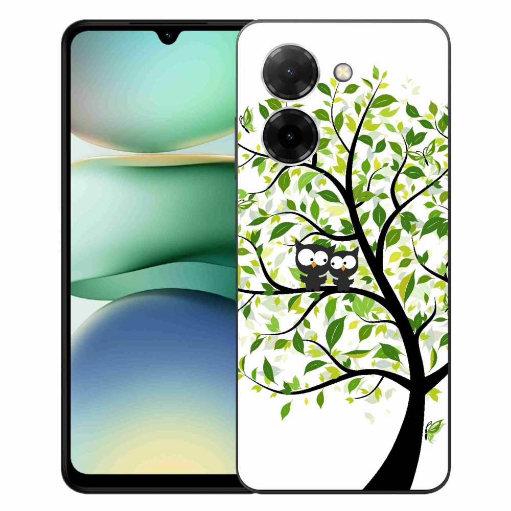 Gélový kryt mmCase na Xiaomi Redmi A5 (171.7x77.8x8.3mm) - malej sovy na strome