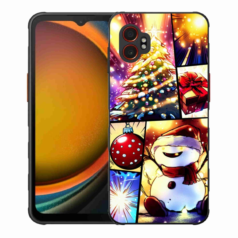 Gélový kryt mmCase na Samsung Galaxy Xcover 7 Pro - vianočné motívy 1