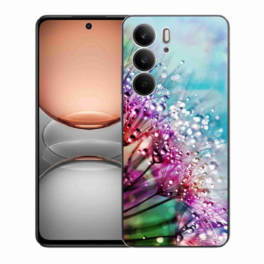 Gélový kryt mmCase na Realme C75 - farebné kvety