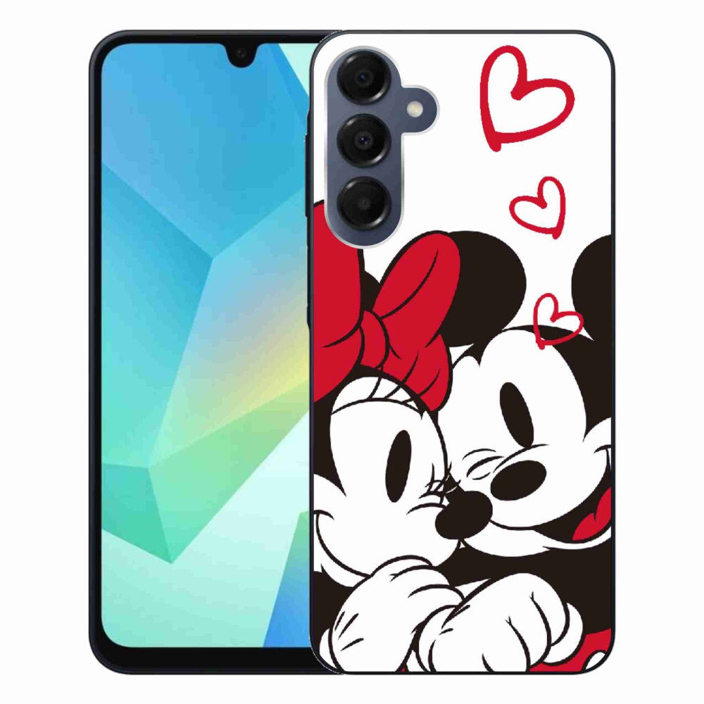 Gélový kryt mmCase na Samsung Galaxy A16 4G/5G - minnie a mickey