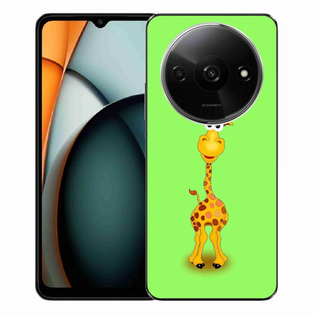 Gélový kryt mmCase na Xiaomi Redmi A3 - kreslená žirafa