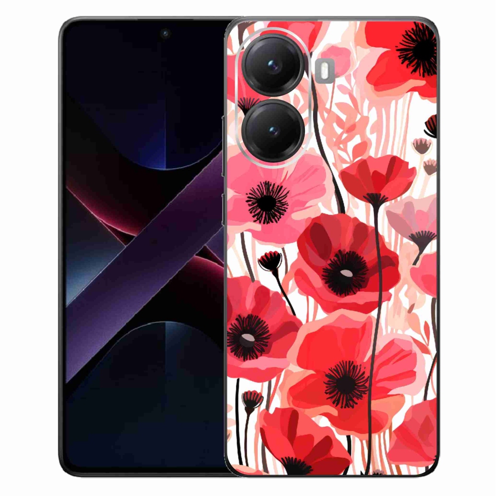 Gélový kryt mmCase na Xiaomi Poco X7 Pro 5G - vlčí mak 1