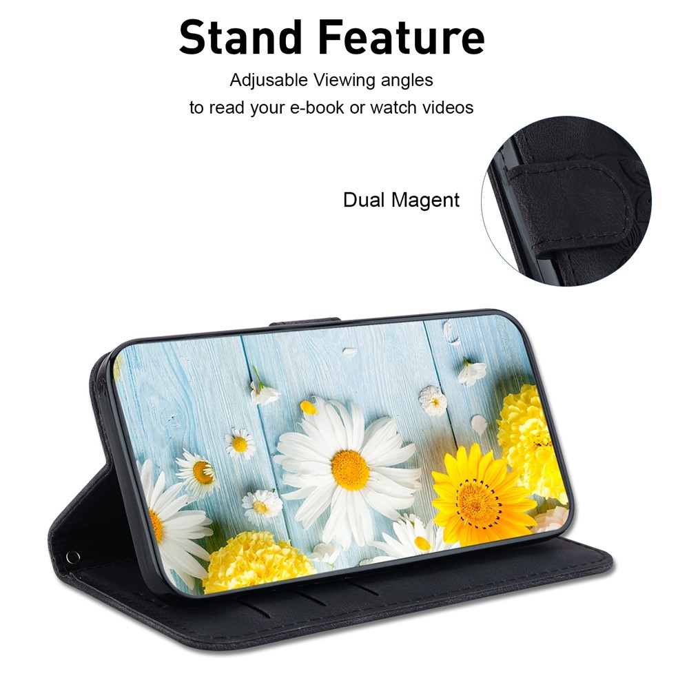 Lily knižkové púzdro na Xiaomi Redmi 15C 4G/5G (173mm) - čierne