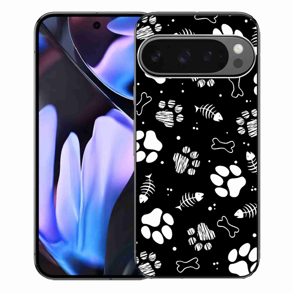 Gélový kryt mmCase na Google Pixel 9 Pro XL - psie labky