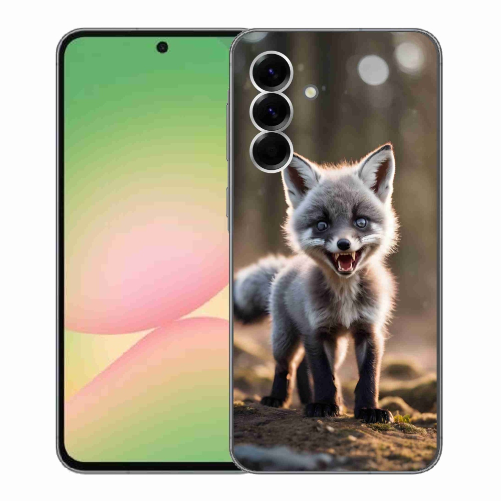 Gélový kryt mmCase na Samsung Galaxy A56 5G - rozzúrená líška