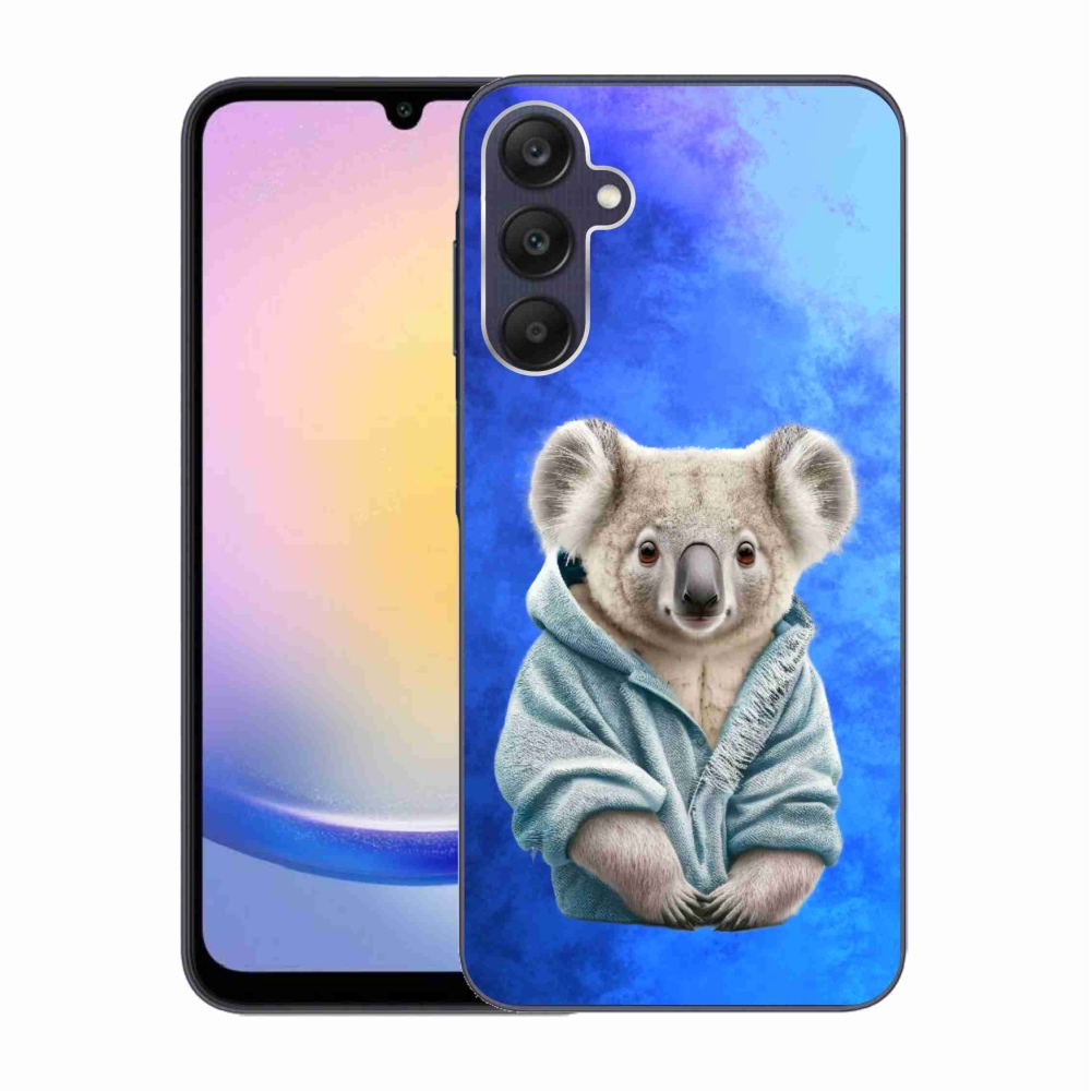 Gélový kryt mmCase na Samsung Galaxy A25 5G - koala vo svetri