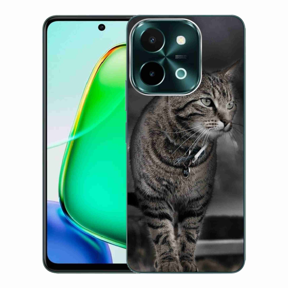 Gélový kryt mmCase na Vivo Y28 - mačka