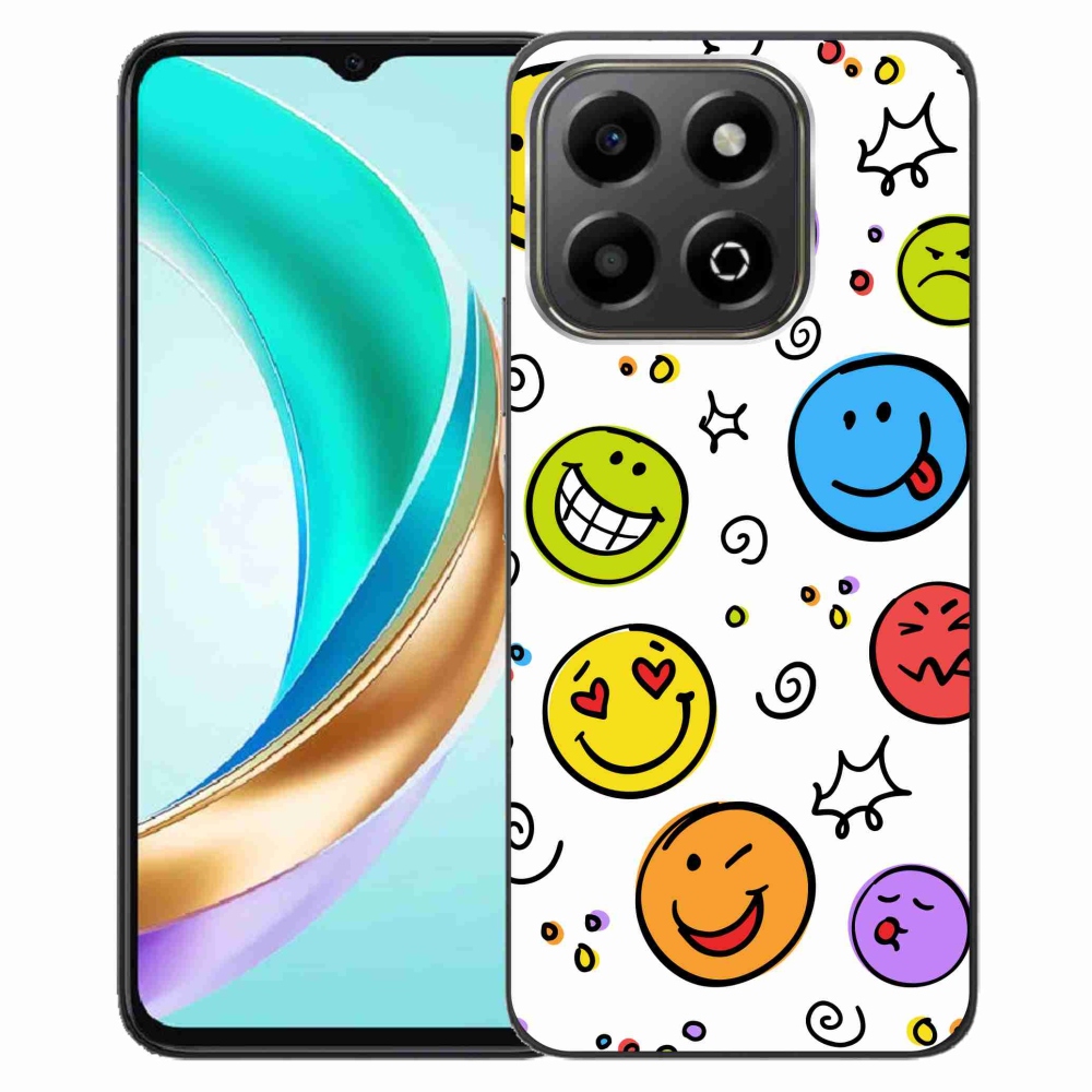 Gélový kryt mmCase na Honor X6b - smajlíci
