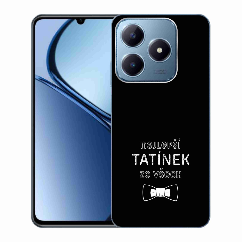 Gélový kryt mmCase na Realme C63 - najlepší otecko 2 čierne pozadie