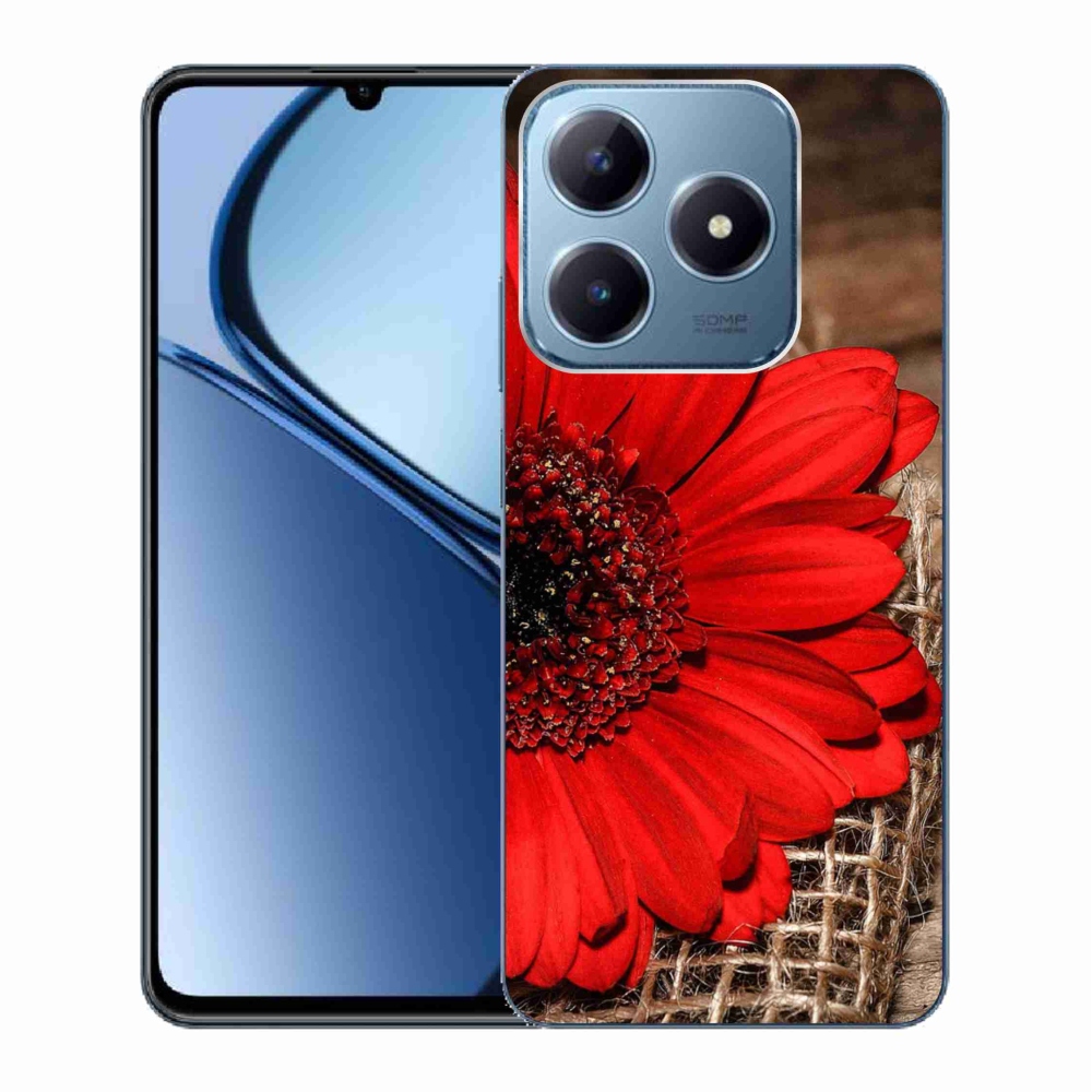 Gélový kryt mmCase na Realme C63 - gerbera