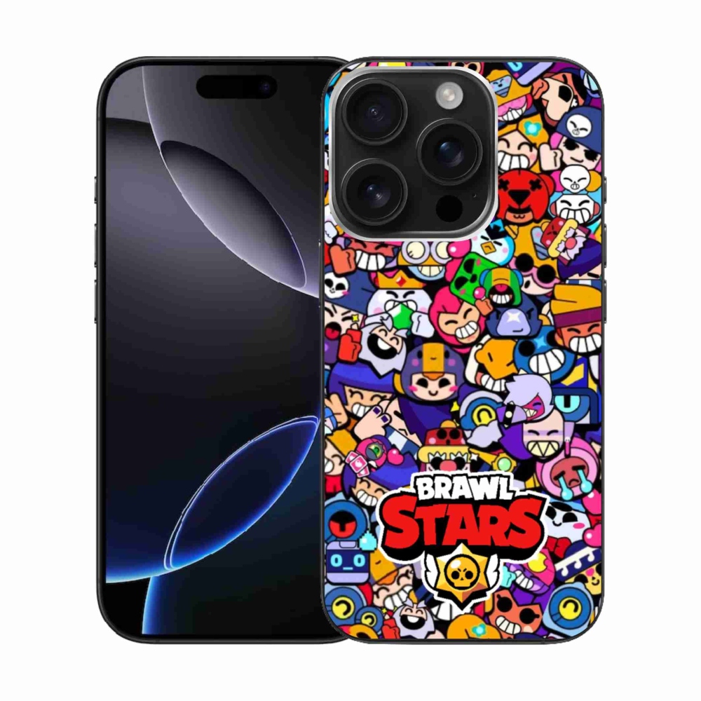 Gélový kryt mmCase na iPhone 16 Pro - brawl stars 2