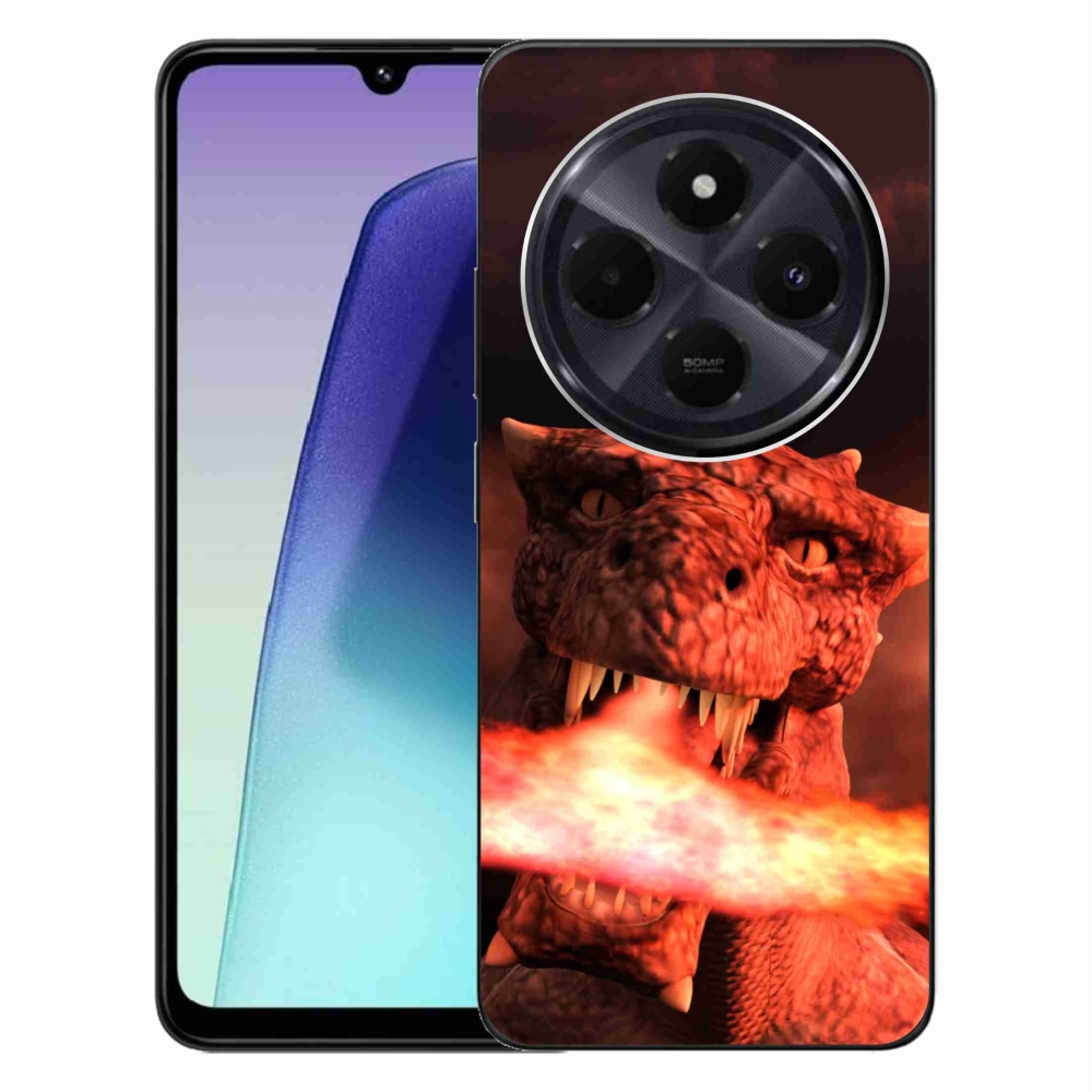 Gélový kryt mmCase na Xiaomi Redmi 14C/Poco C75 - drak