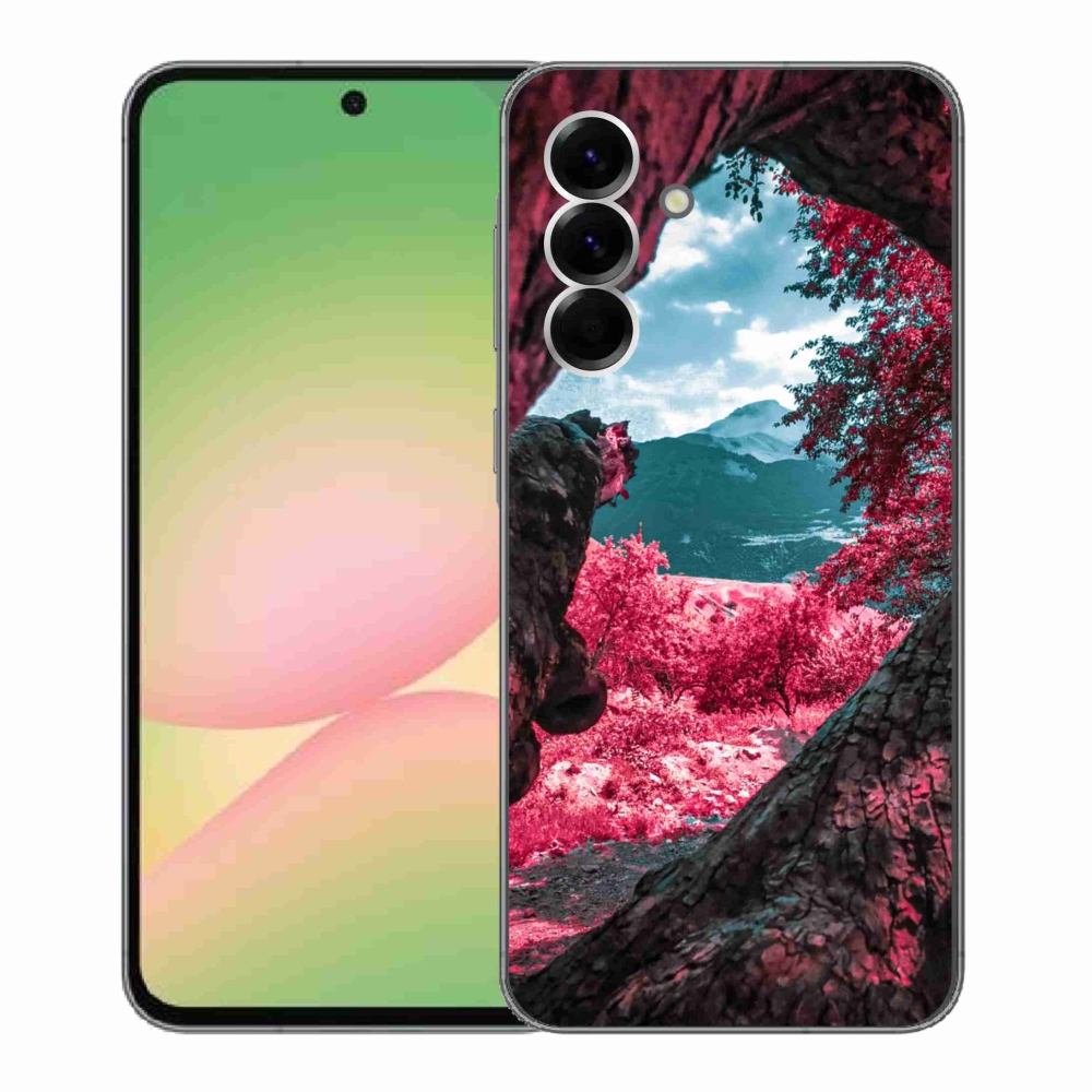 Gélový kryt mmCase na Samsung Galaxy A56 5G - výhľad na hory