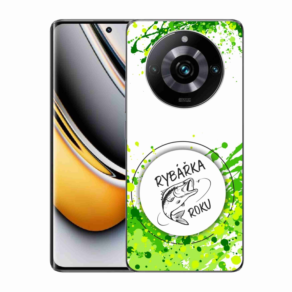 Gélový kryt mmCase na Realme 11 Pro/11 Pro+ - rybárka roka biele pozadie