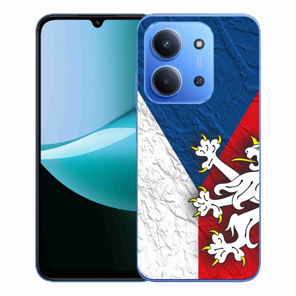 Gélový kryt mmCase na Xiaomi Redmi 15C 4G/5G (173mm) - česká vlajka 1