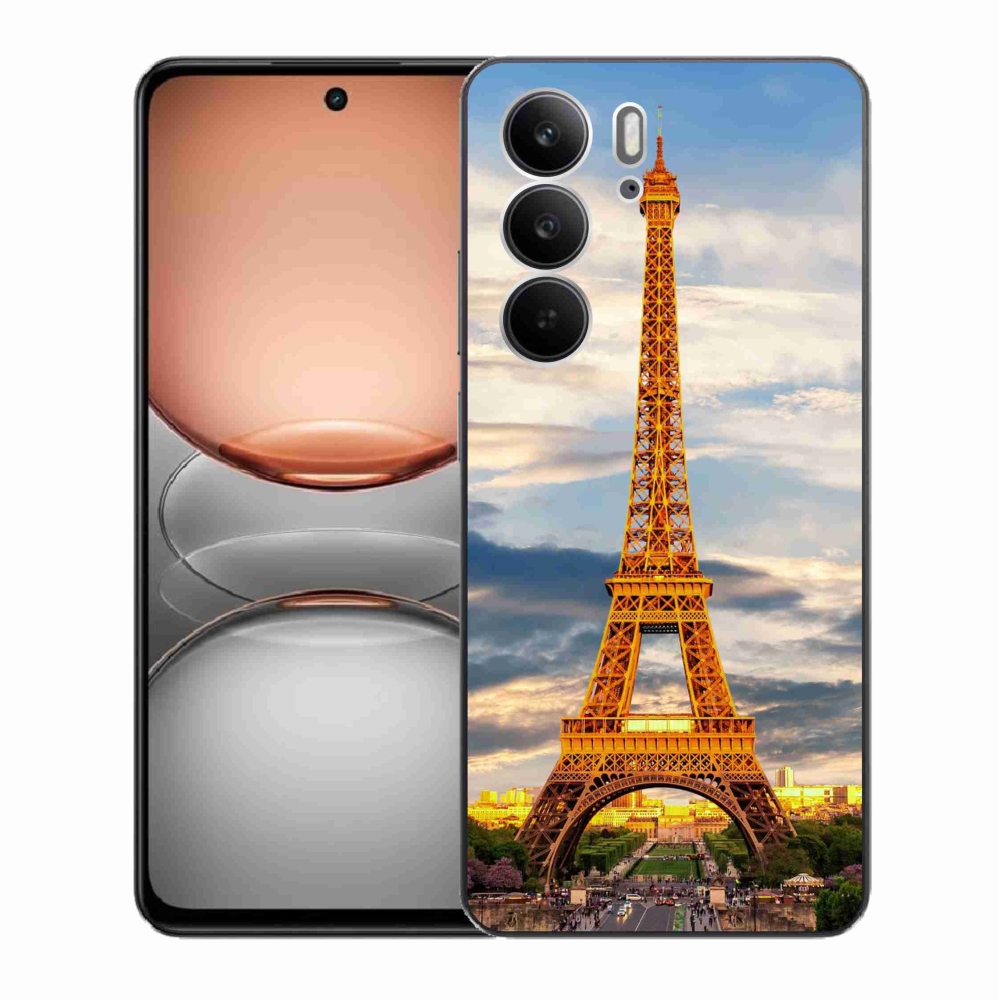 Gélový kryt mmCase na Realme C75 - eiffelova veža 3