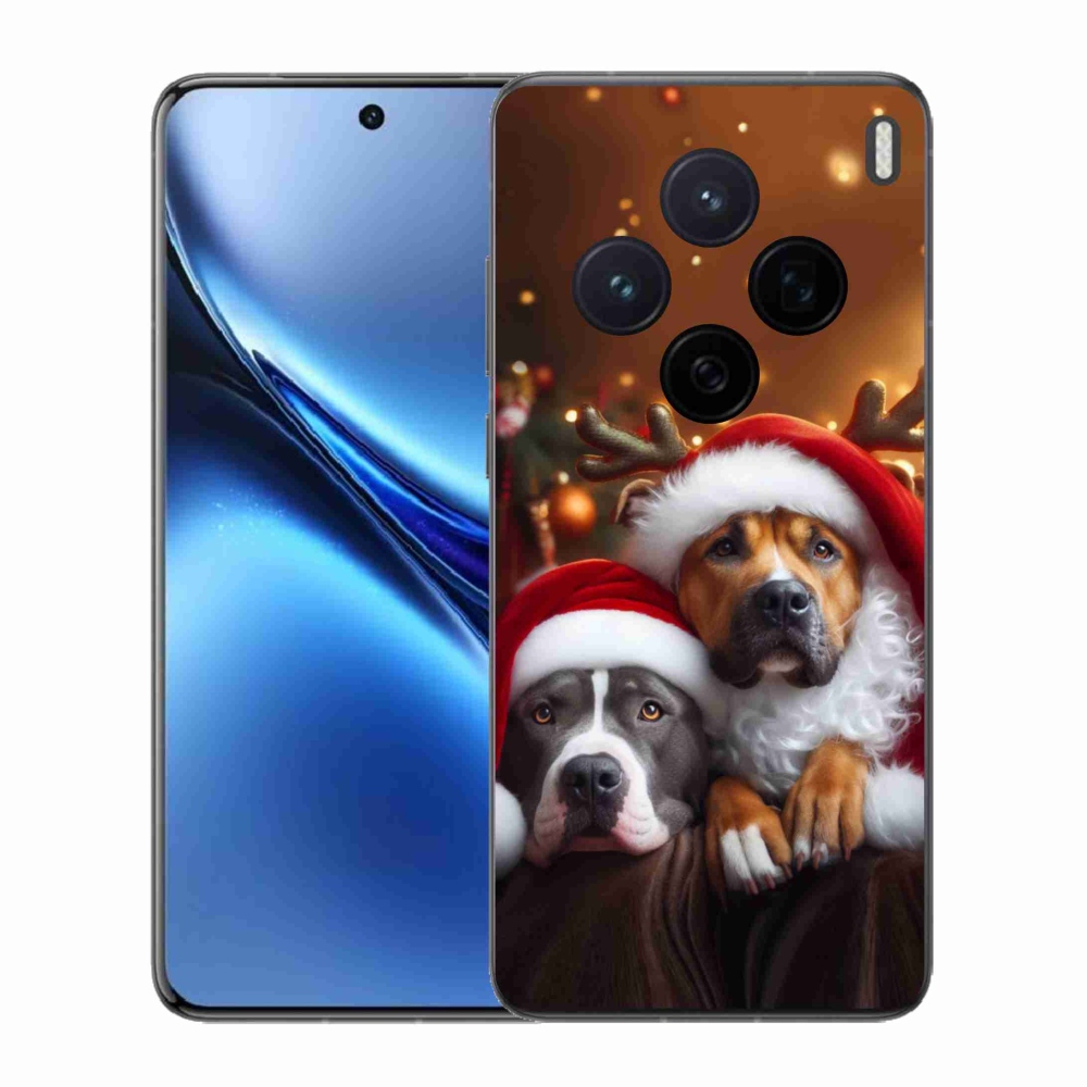 Gélový kryt mmCase na Vivo X200 5G - vianočné psy