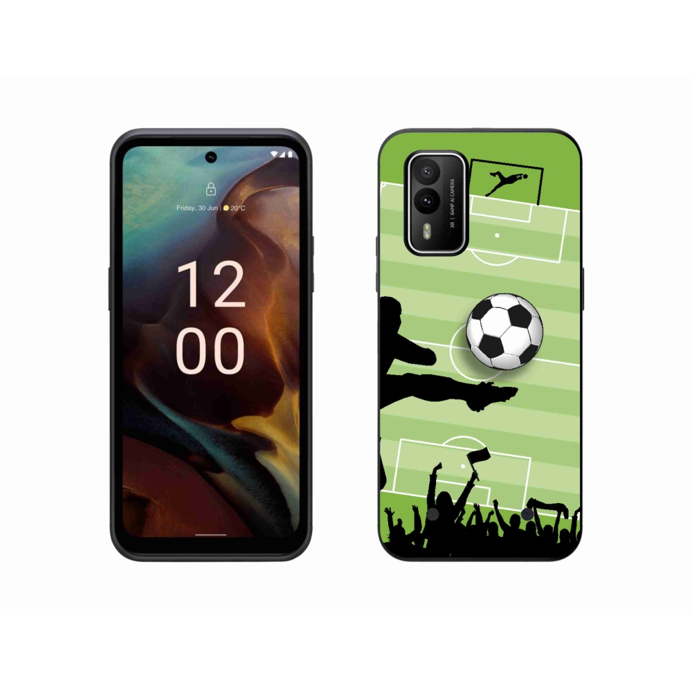 Gélový kryt mmCase na Nokia XR21 - futbal 3