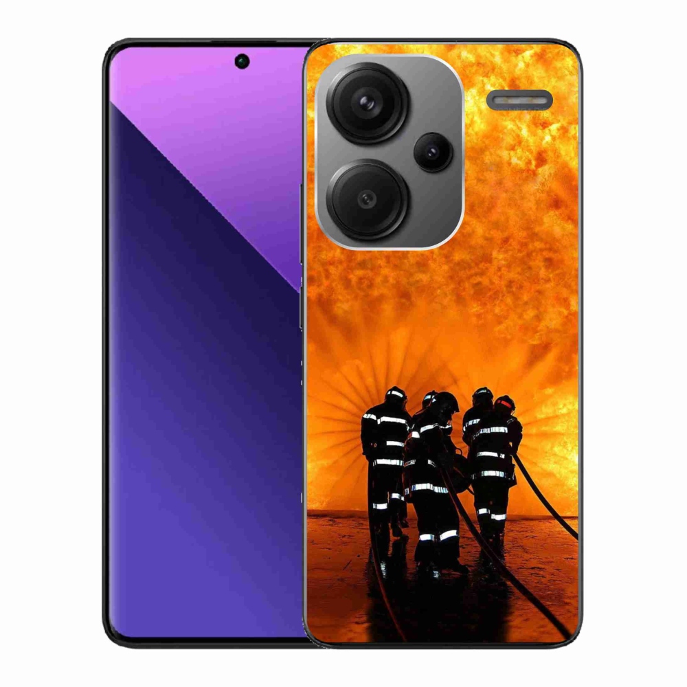 Gélový kryt mmCase na Xiaomi Redmi Note 13 Pro+ 5G - požiar
