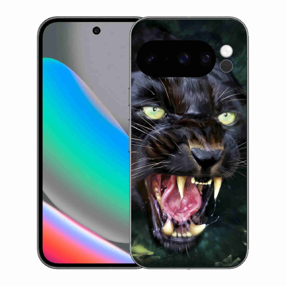 Gélový kryt mmCase na Google Pixel 10 Pro - rozzúrený čierny panter