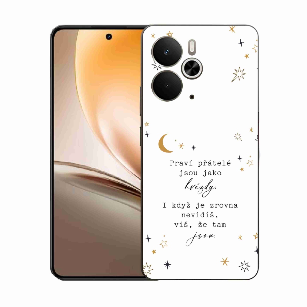 Gélový kryt mmCase na Realme 14 5G - citát 6 biele pozadie