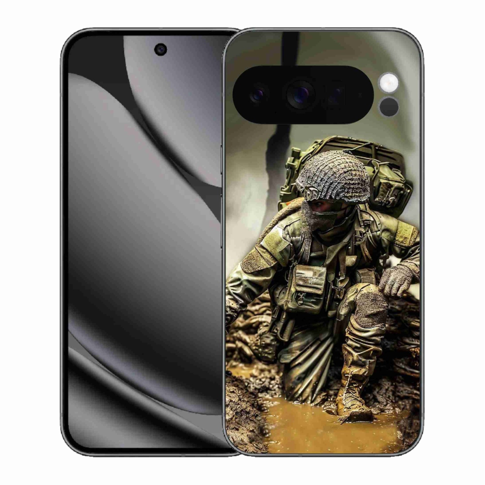 Gélový kryt mmCase na Google Pixel 10 Pro XL - vojak