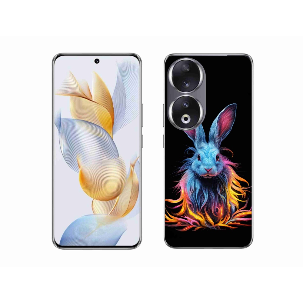 Gélový kryt mmCase na Honor 90 - abstraktný zajac