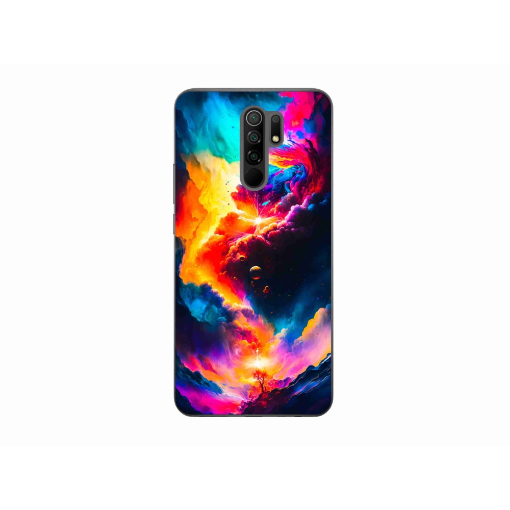 Gelový kryt mmCase na Xiaomi Redmi 9 - abstraktní motiv