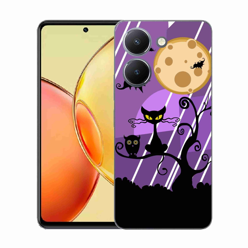 Gélový kryt mmCase na Vivo Y36 - halloween