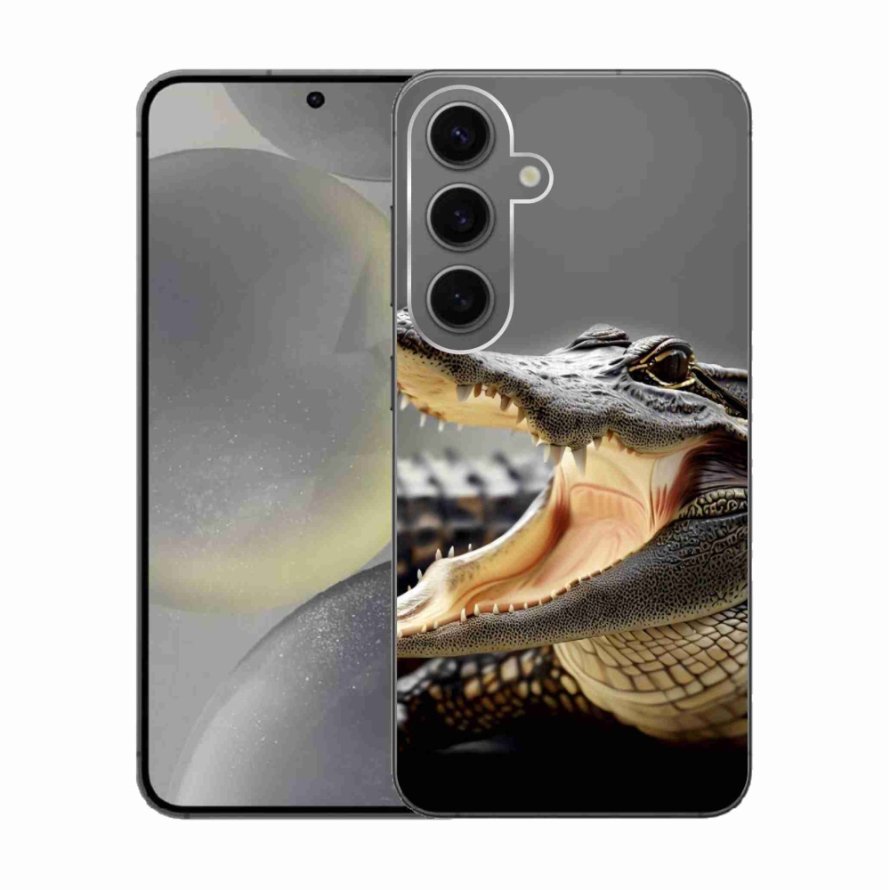 Gélový kryt mmCase na Samsung Galaxy S24 - krokodíl