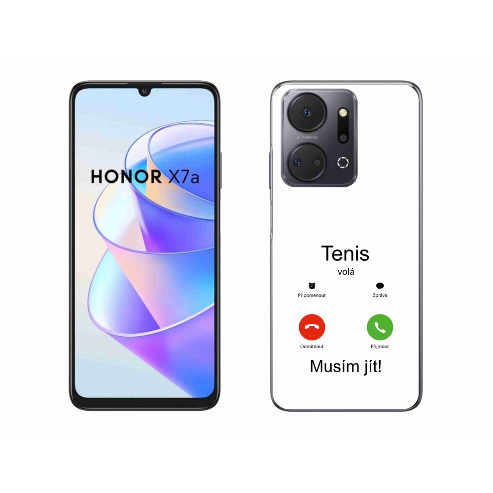 Gélový kryt mmCase na Honor X7a - tenis volá biele pozadie