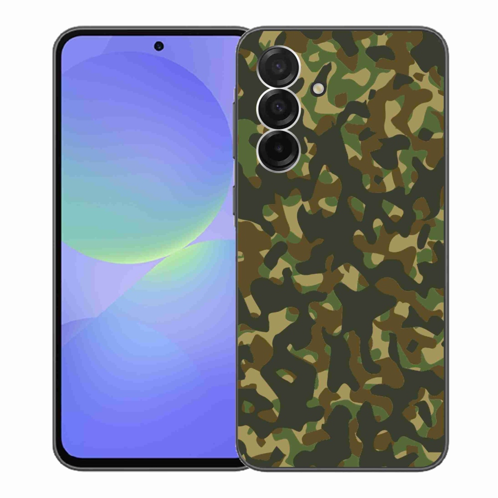 Gélový kryt mmCase na Samsung Galaxy A36 5G - maskáčový vzor 1