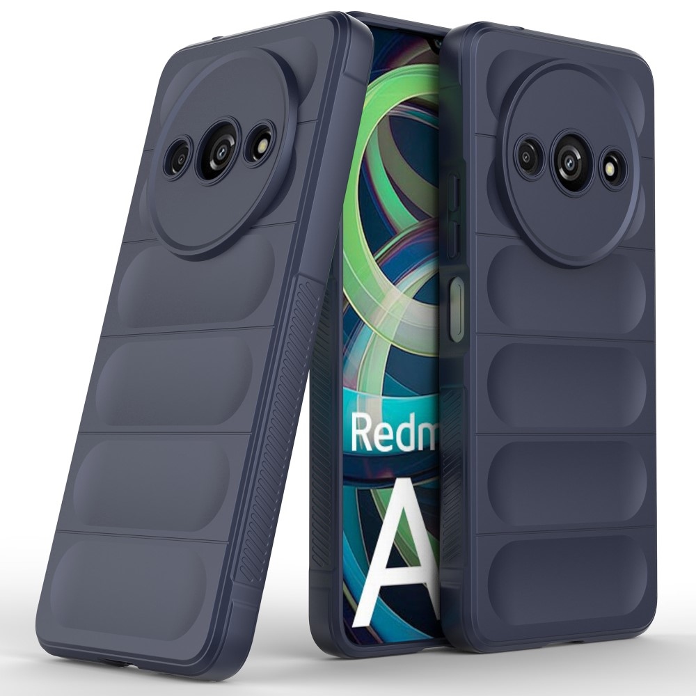 Rugg odolný gélový obal na Xiaomi Redmi A3 - tmavomodrý